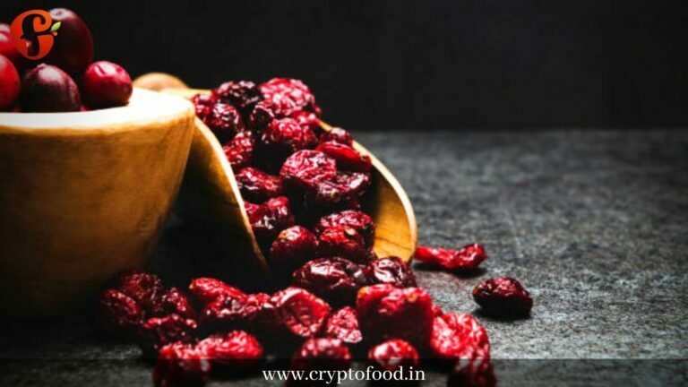 It's vital to remember that dried cranberries go through a drying process in order to have a longer shelf life than fresh cranberries.