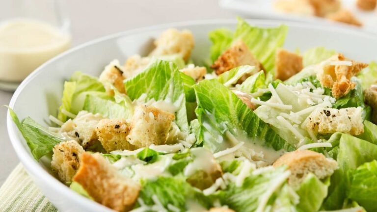 Caesar Salad Recipe This Caesar salad with a simple homemade Caesar dressing is sure to please everyone. Moreover, you'll never want to buy a Caesar dress again.